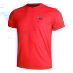 Fila Clothing Fila Logo Small T-Shirt Men-Red