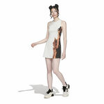 adidas Clothing adidas Y-3 Wow Dress Women-Cream,Multicoloured