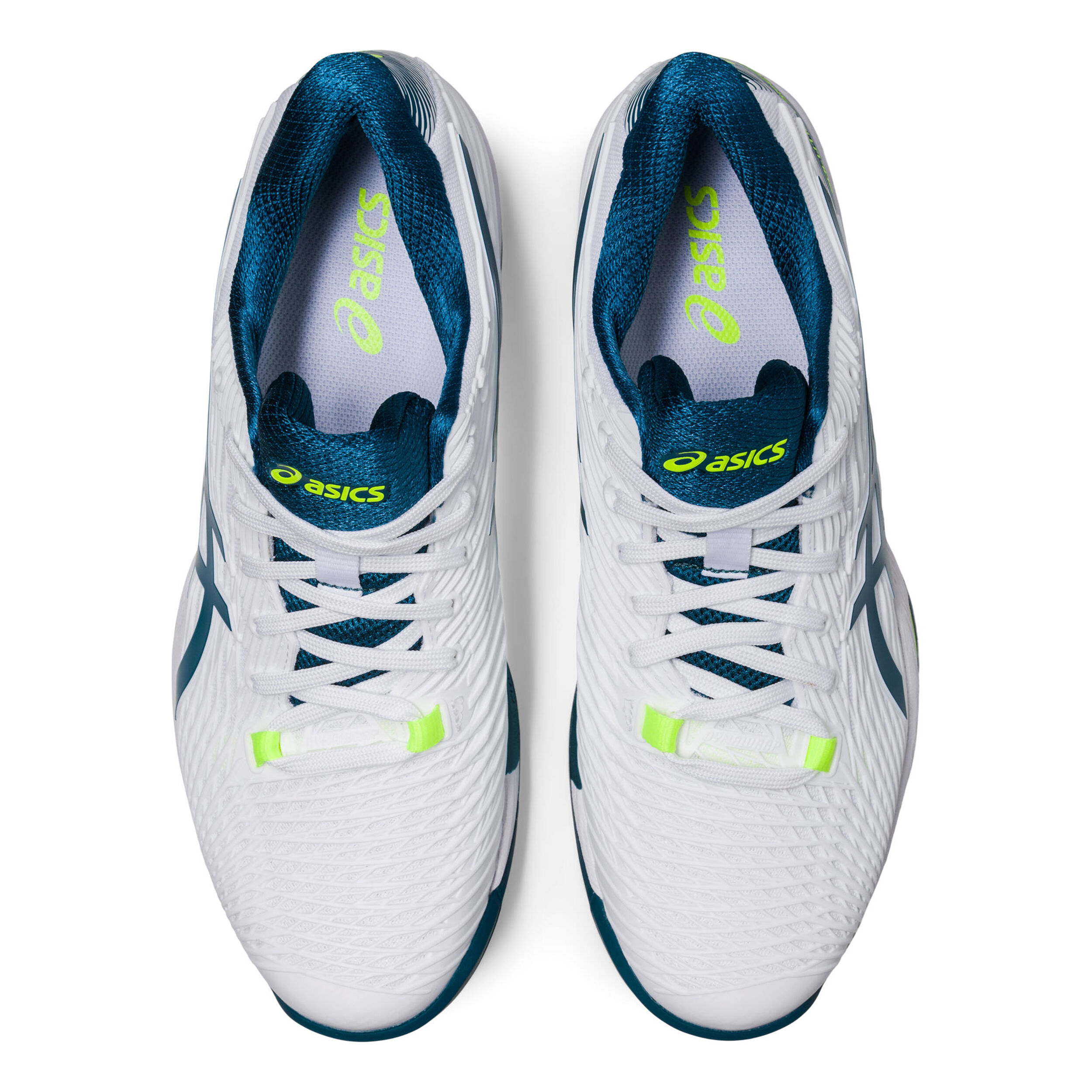Buy ASICS Solution Speed FF Carpet Shoe Men White Petrol online Tennis Point COM