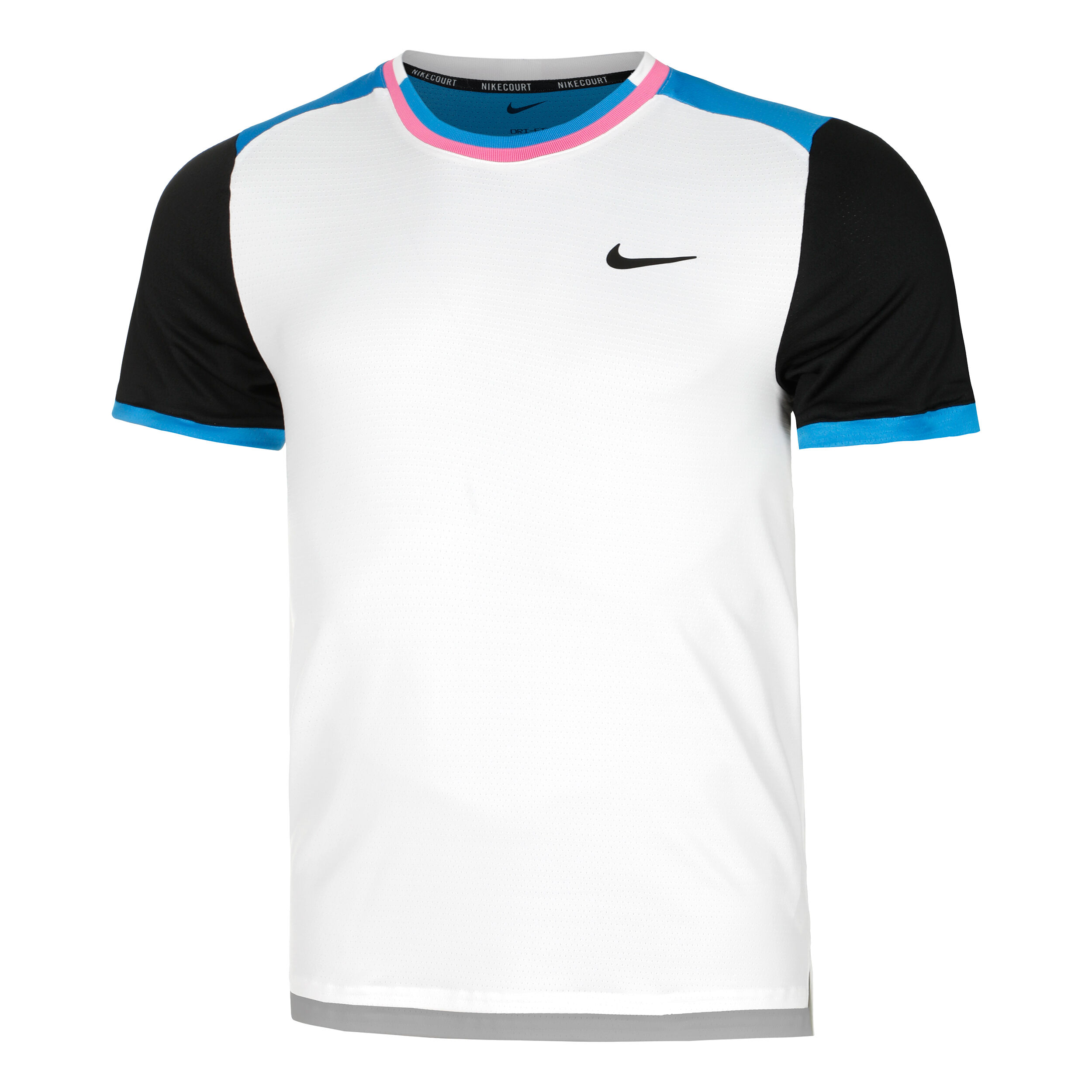 Nike white and blue shirt store
