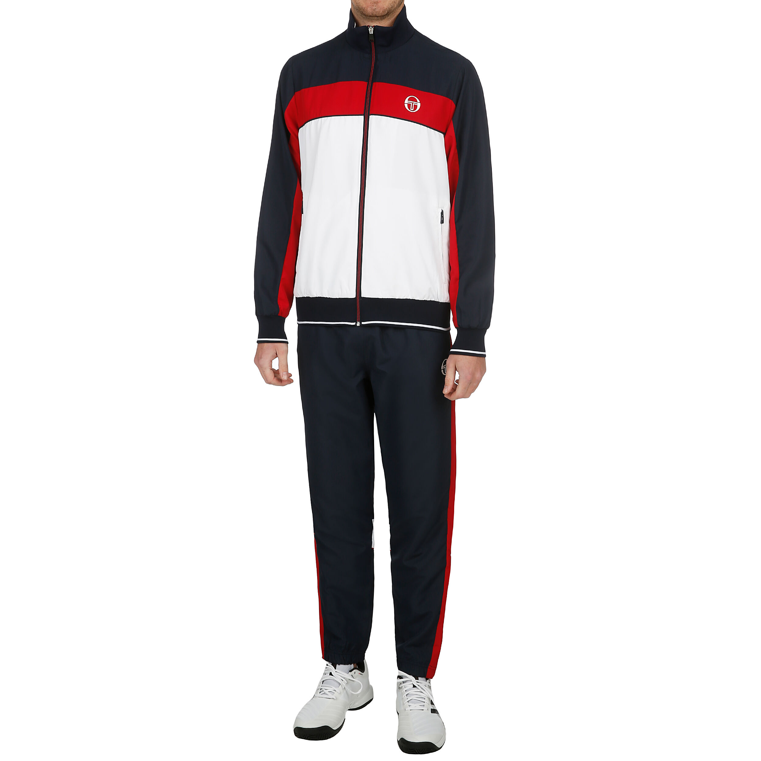 Buy Sergio Tacchini Ilan Tracksuit Men Dark Blue White online Tennis Point COM