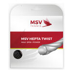 MSV MSV Hepta-Twist String Set 12m-Black