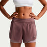 Swift 2in1 Running shorts Women - brown, violet