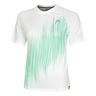Performance T-Shirt Women-White,Turquoise