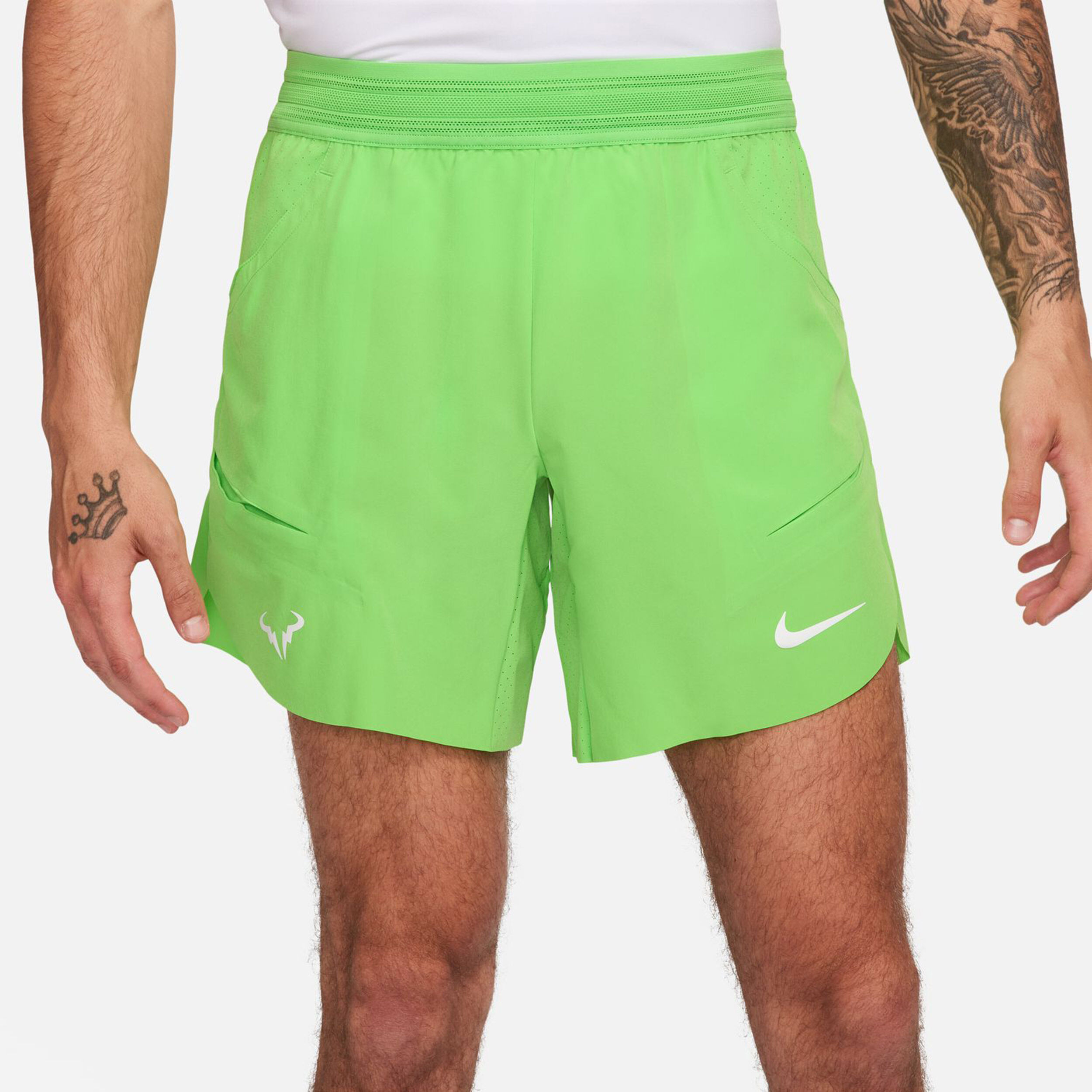 Green nike deals dri fit shorts