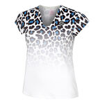 BIDI BADU Clothing BIDI BADU Leoparty Styles V-Neck T-Shirt Women-White,Black
