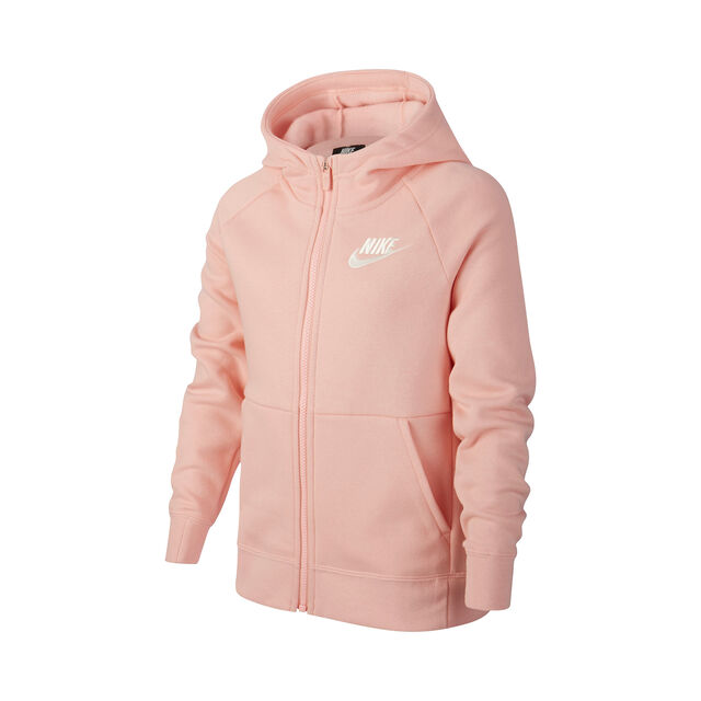 buy Nike Sportswear Zip Hoodie Girls - Apricot, White online | Tennis-Point