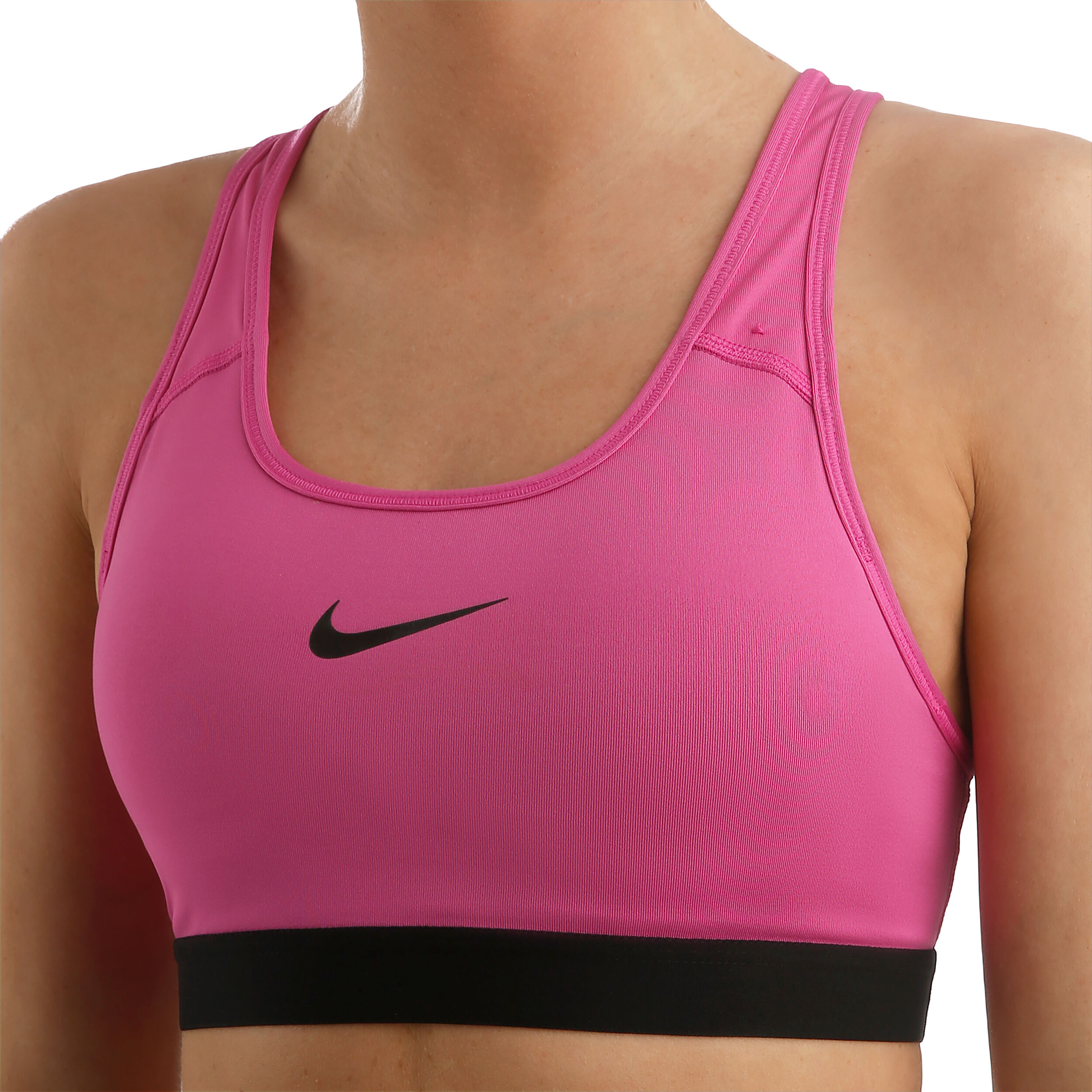 nike pro sports bra pink