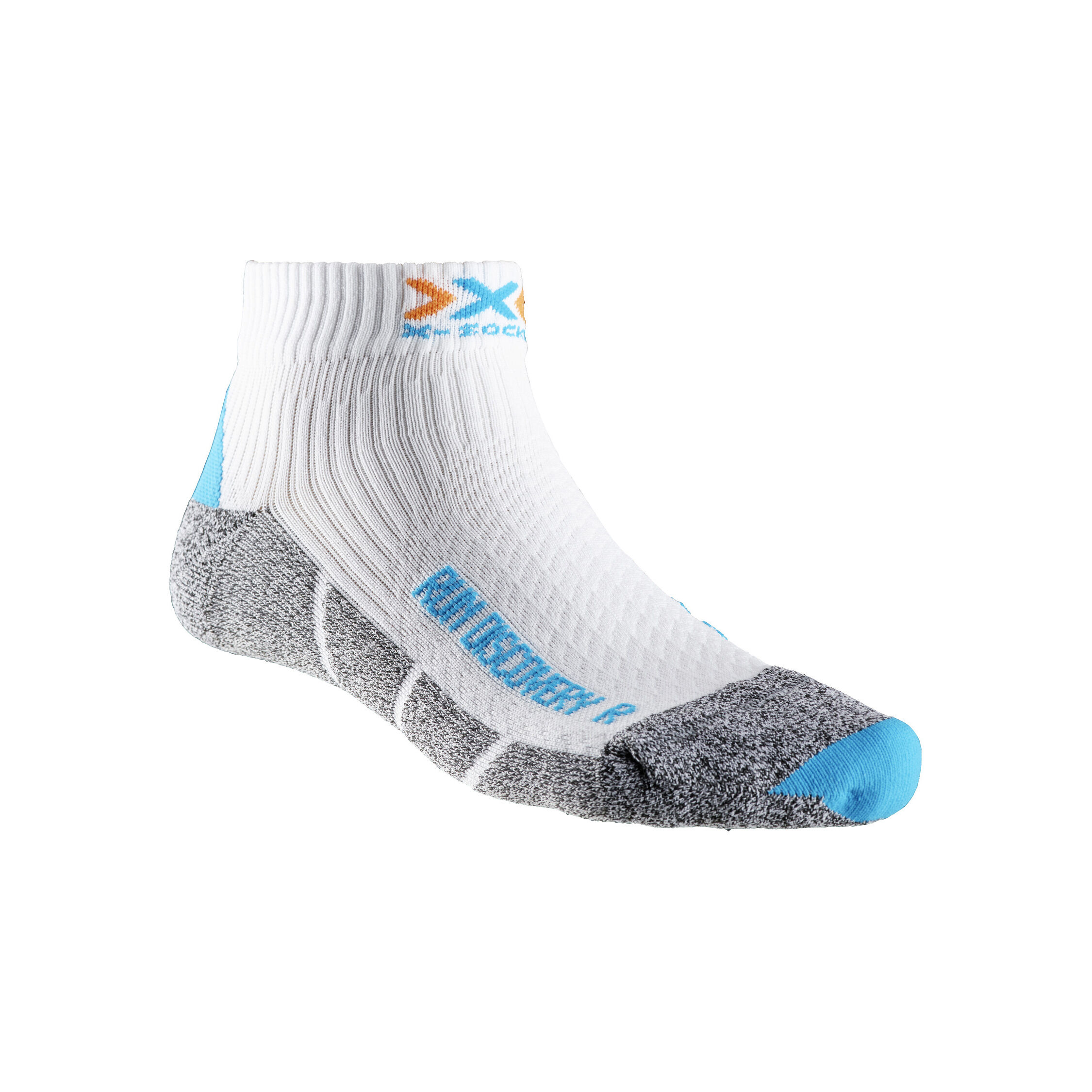 Run Discovery Sports Socks White Grey