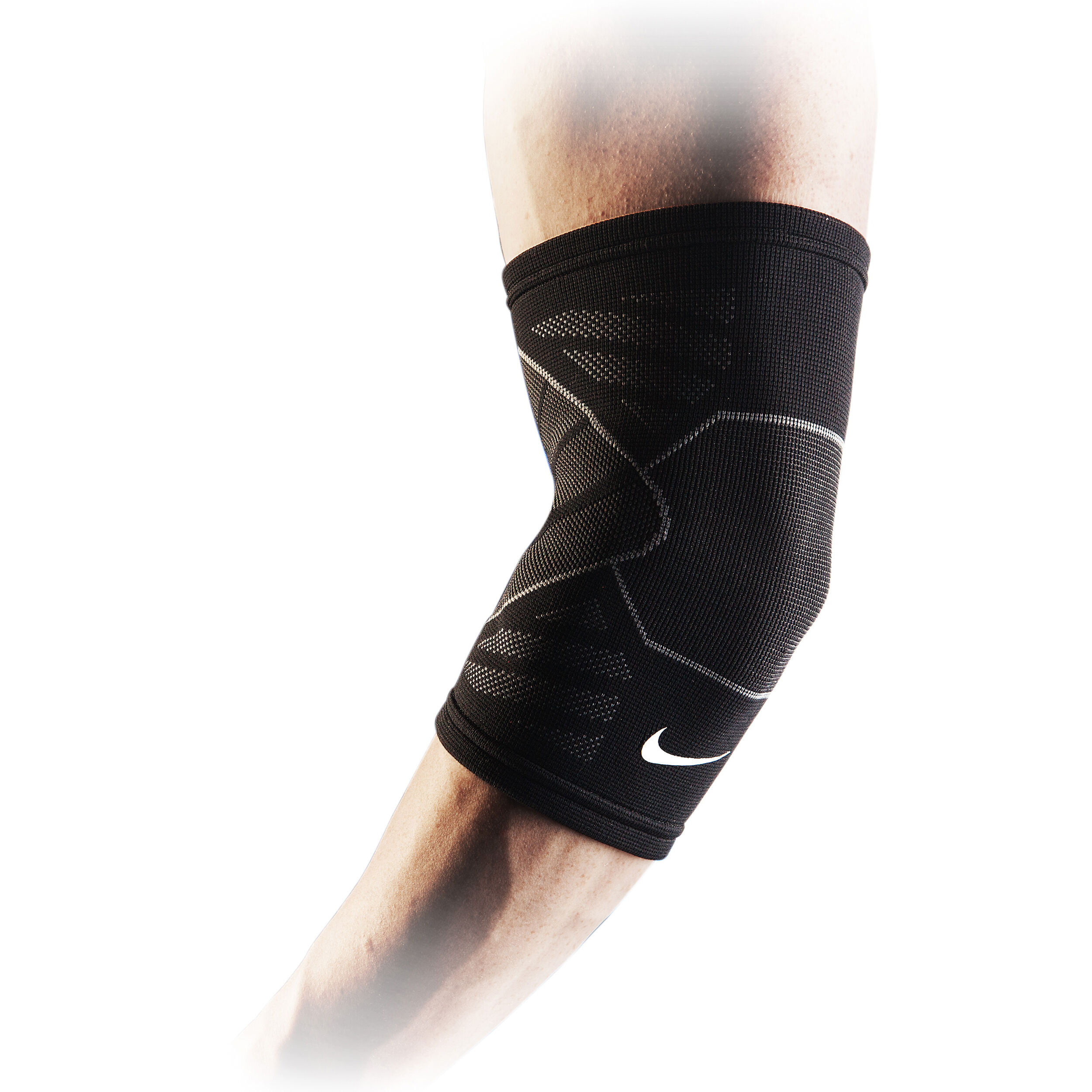 Advantage Knitted Elbow Bandage Black Dark Grey
