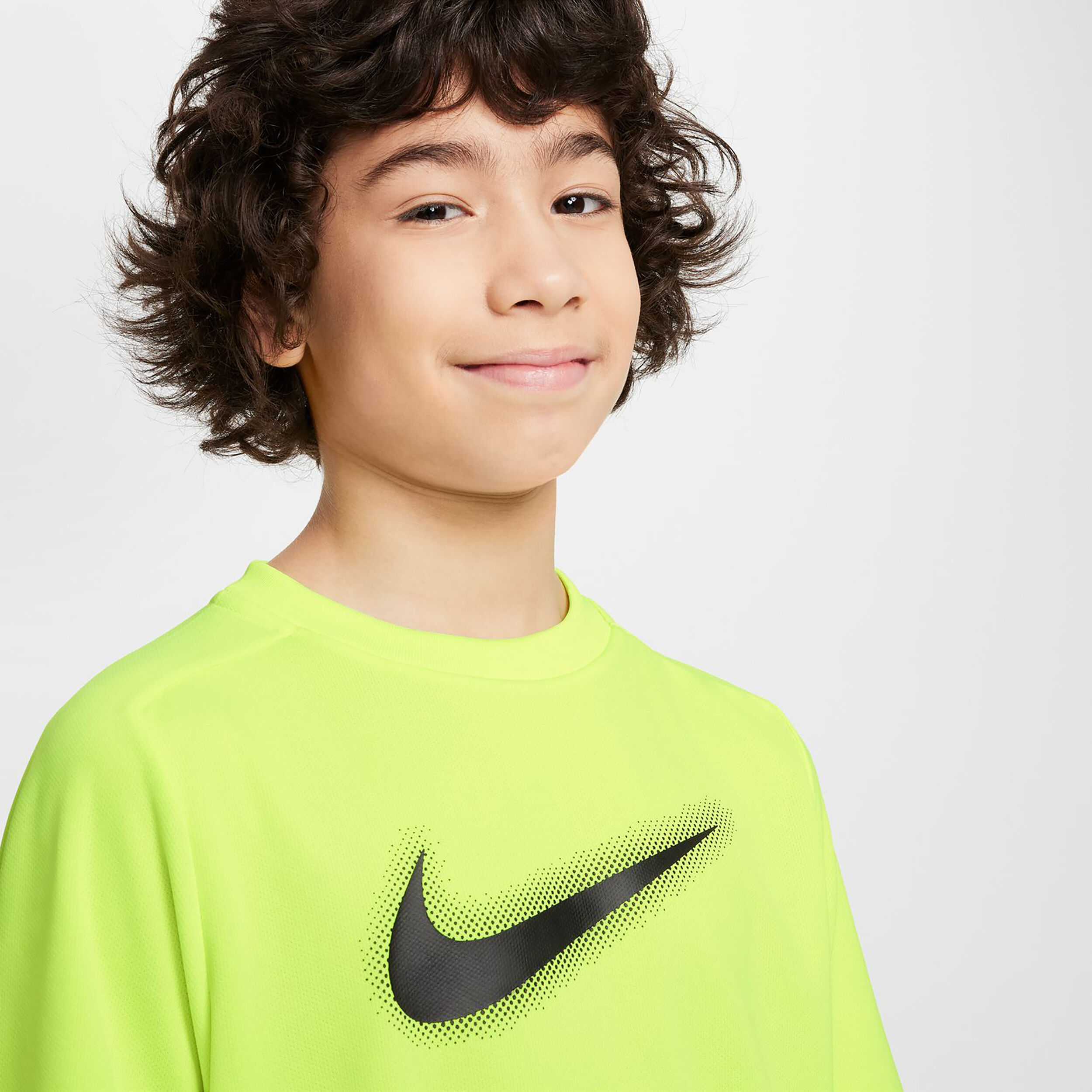 Dri Fit Multi T Shirt Boys Neon Yellow