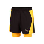 Puma Clothing Puma Ultraweave Velocity 2in1 Running Shorts Men-Black,Orange