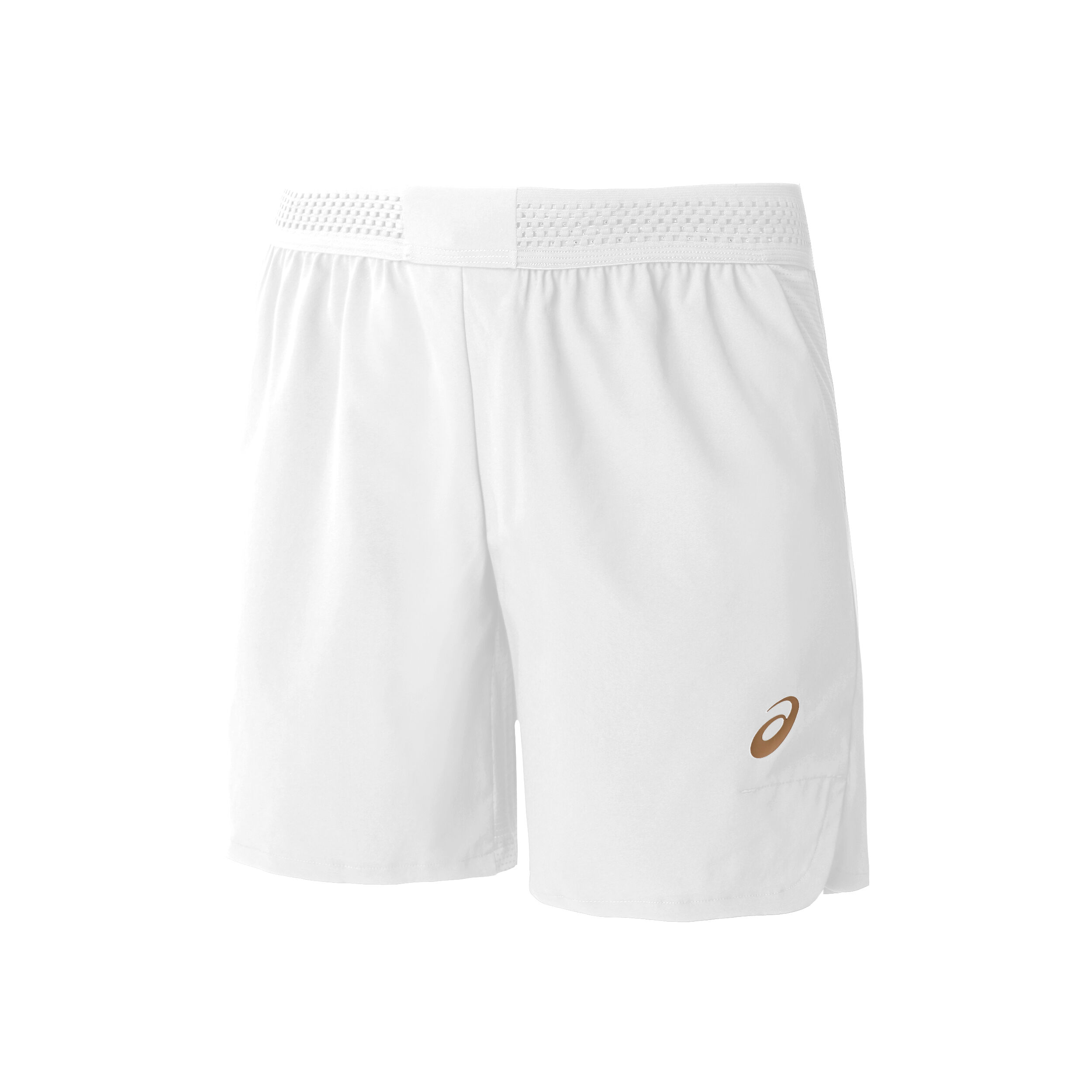 buy Asics 7in Shorts Men - White, Gold