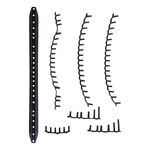 Babolat Racket accessories Babolat Pure Aero Rafa Grommet Set-Dark Blue