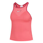 Nike Clothing Nike Dri-Fit Court Slam Solid Tank Top Women-Coral,Dark Red