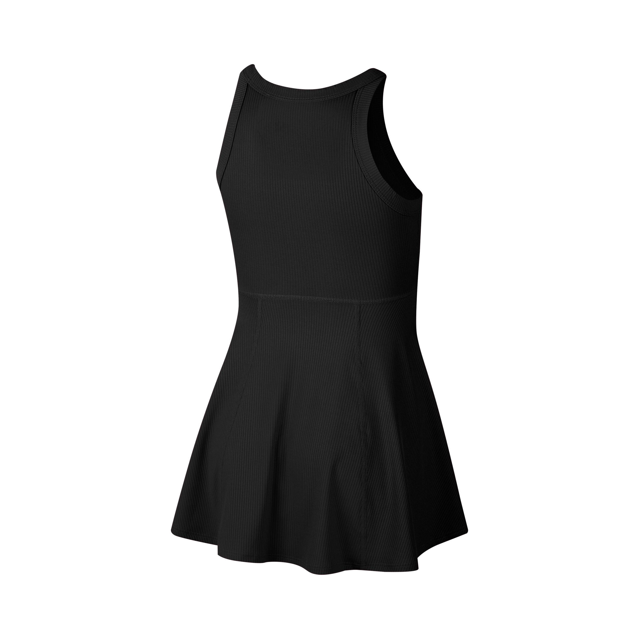 Buy Nike Court Dri Fit Dress Girls Black White online Tennis