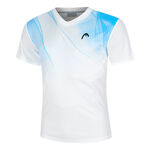 HEAD Clothing HEAD Topspin T-Shirt Men-White,Light Blue