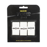 Tennis-Point Tennis overgrip Tennis-Point Tour Tacky 3 Pack - white