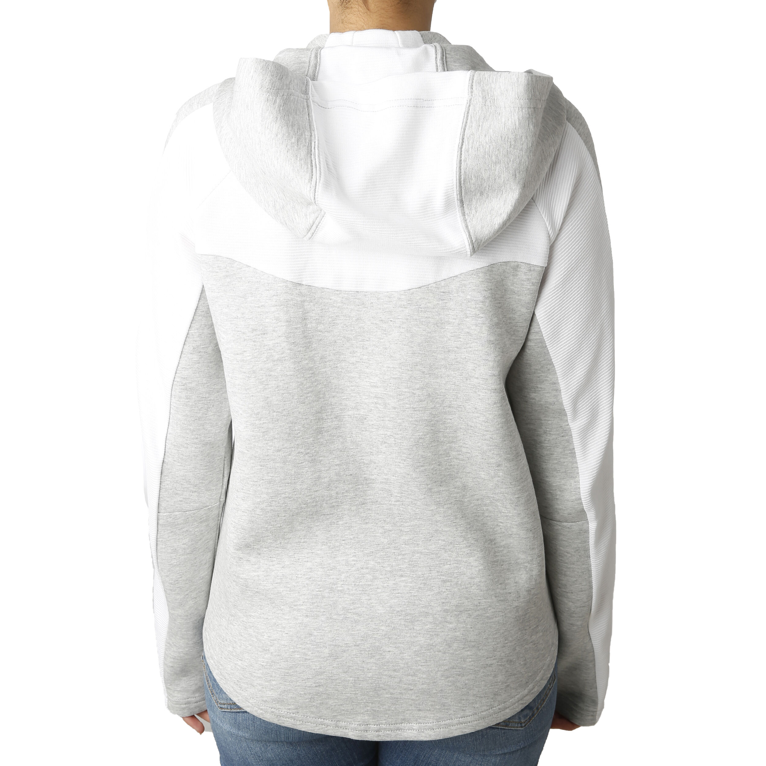 Buy Puma Evostripe Zip Hoodie Women Lightgrey White online Tennis Point COM