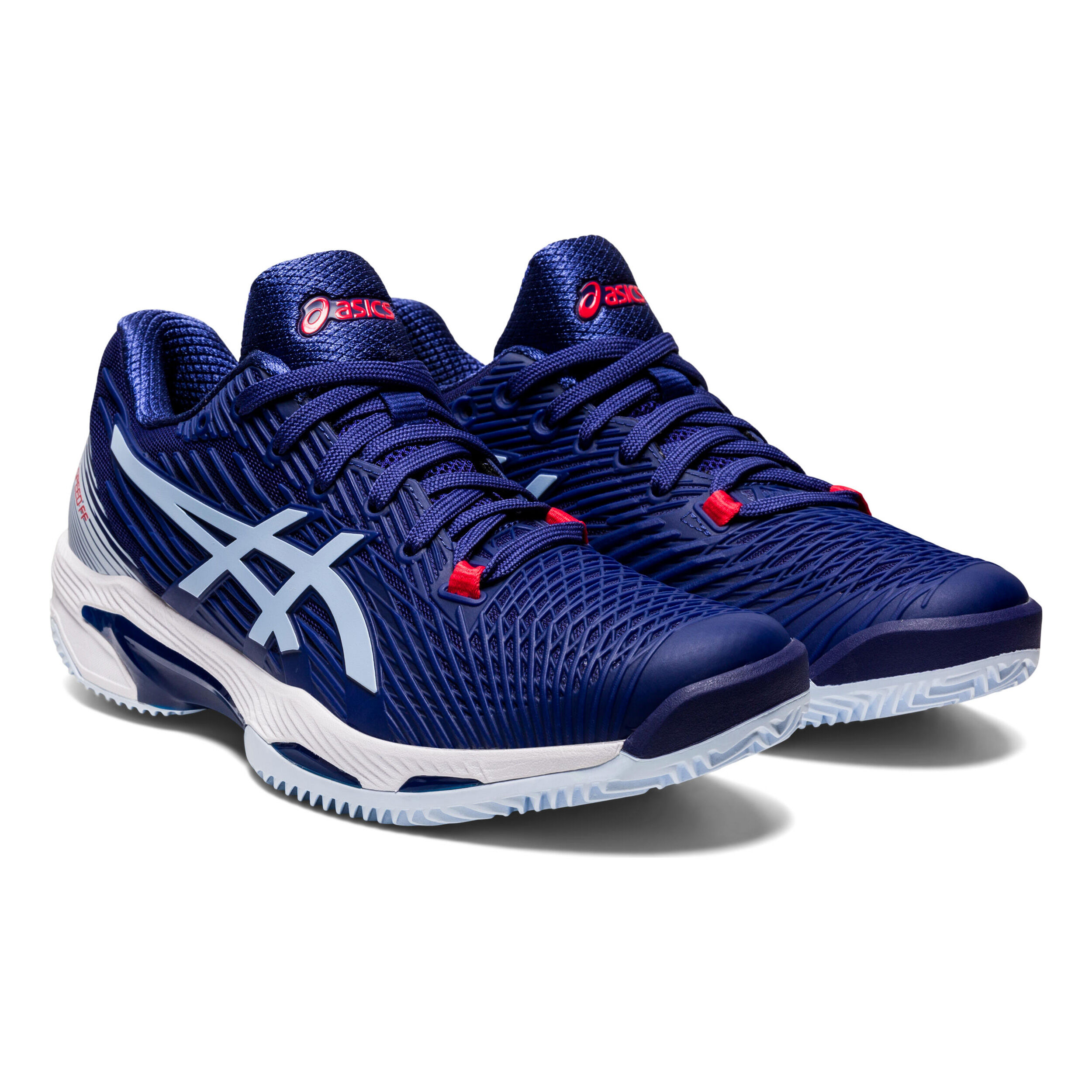 Solution Speed FF 2 Clay Court Shoe Women - Dark Blue, Light Blue