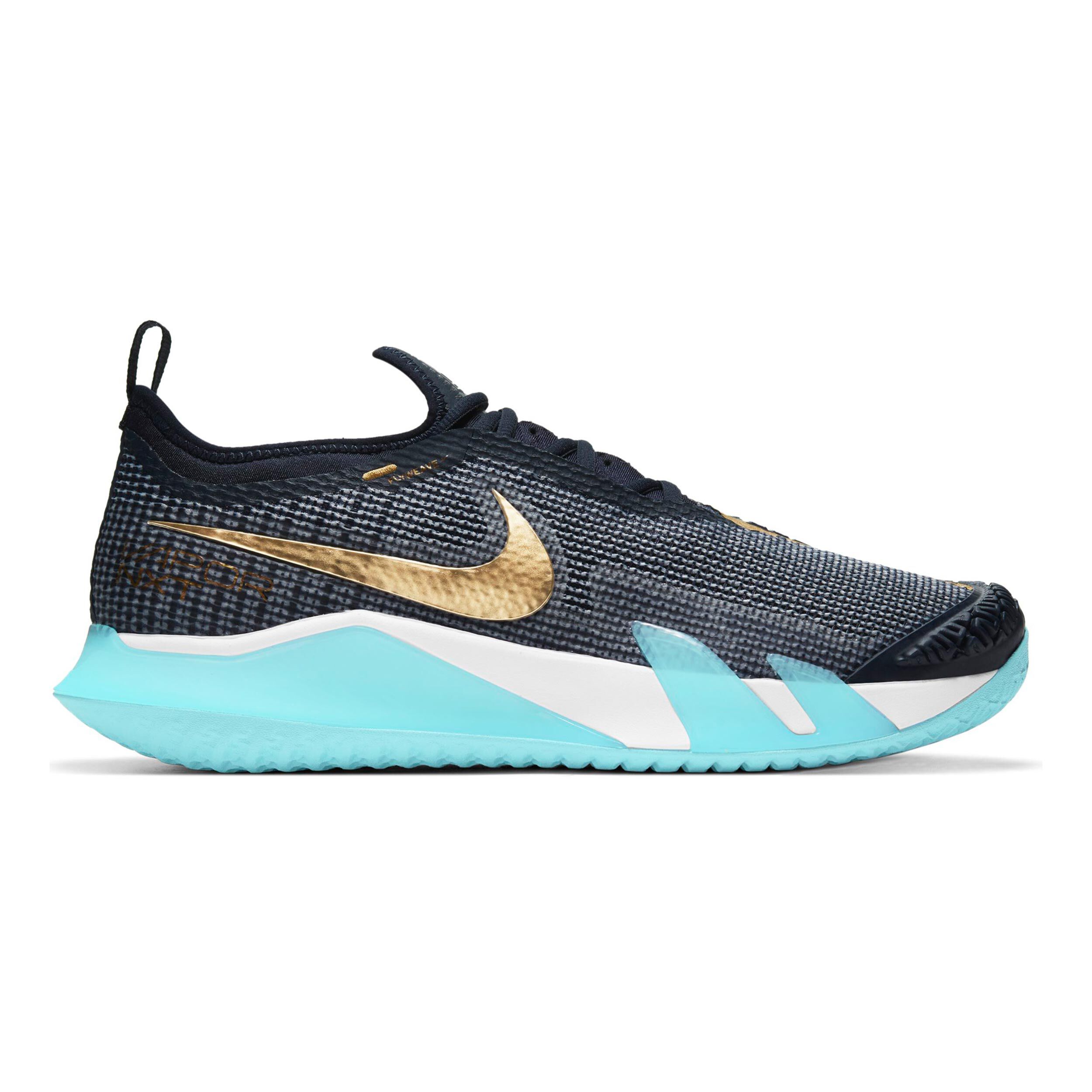 Navy and gold online tennis shoes