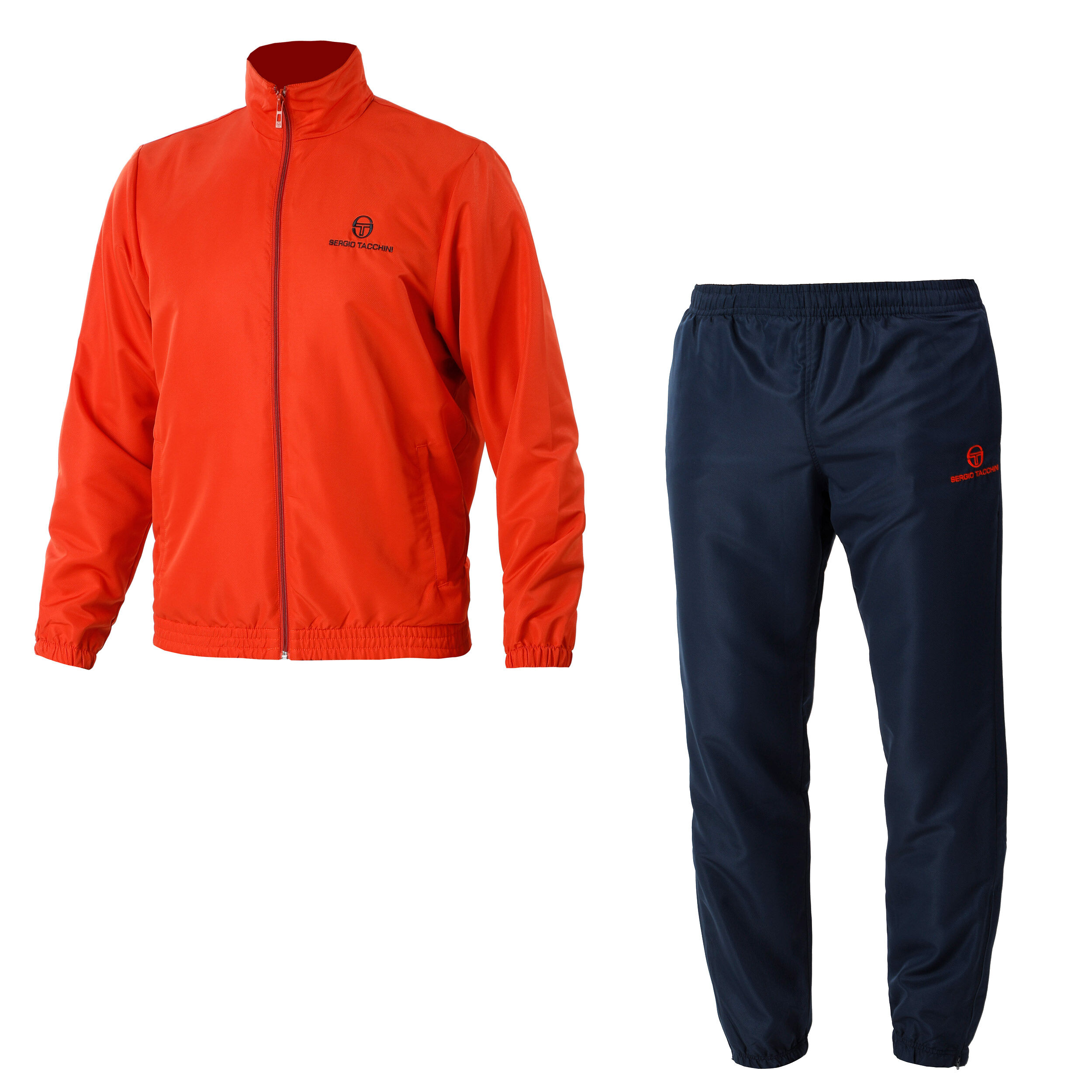 Carson Tracksuit Men Dark Blue Red