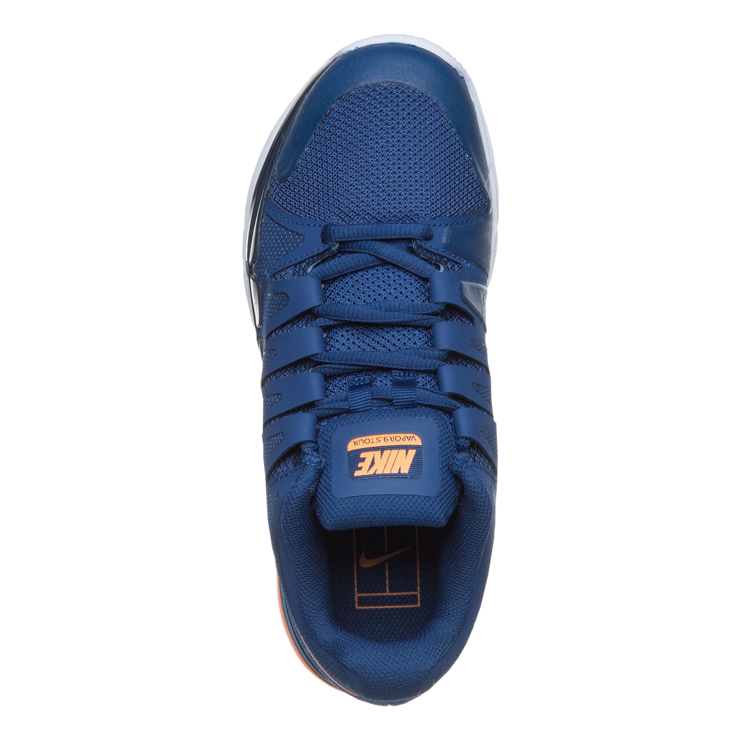 Buy Nike Zoom Vapor 9.5 All Court Shoe Kids Dark Blue Orange