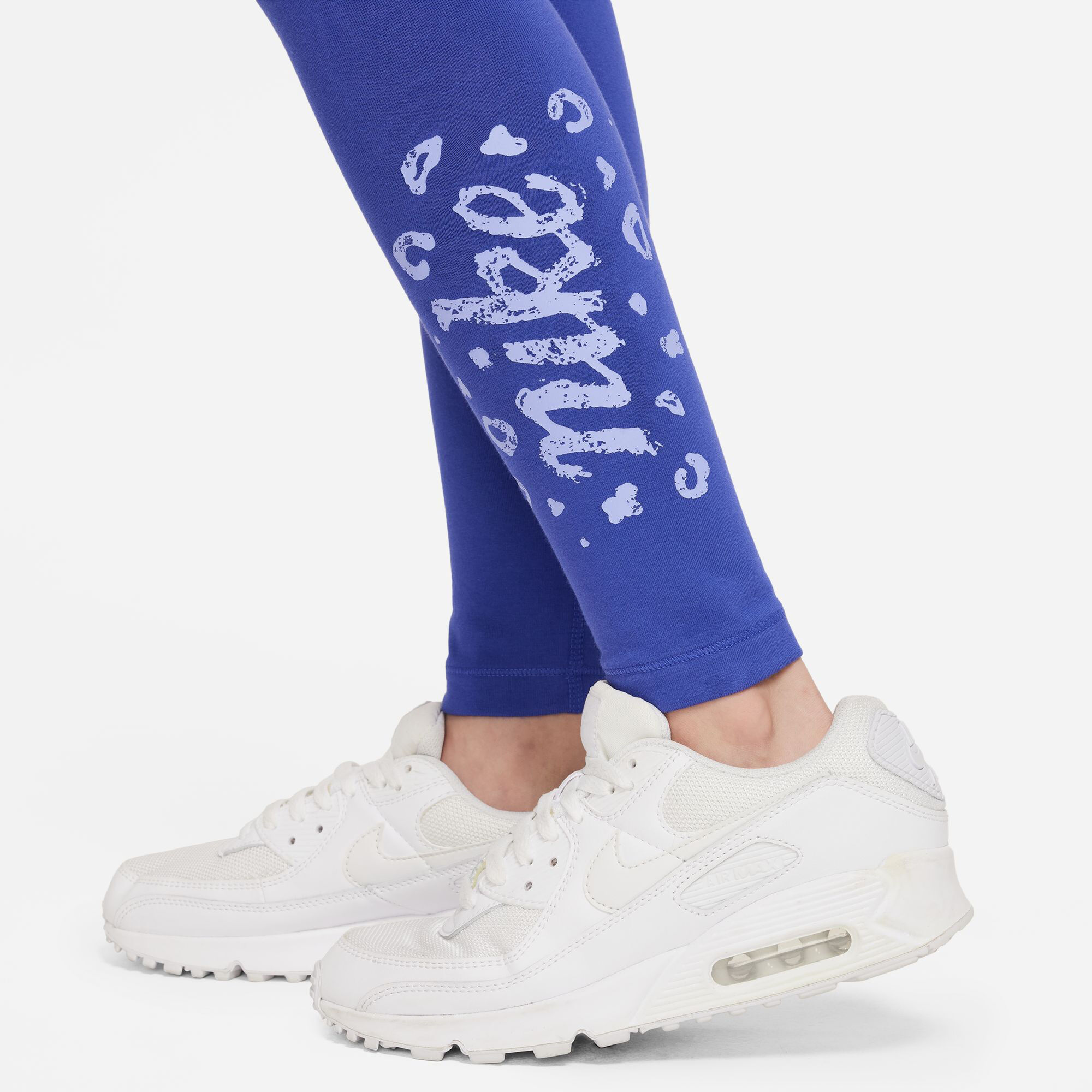 Sportswear Icon Clash Essentials MR Tight Girls - Blue