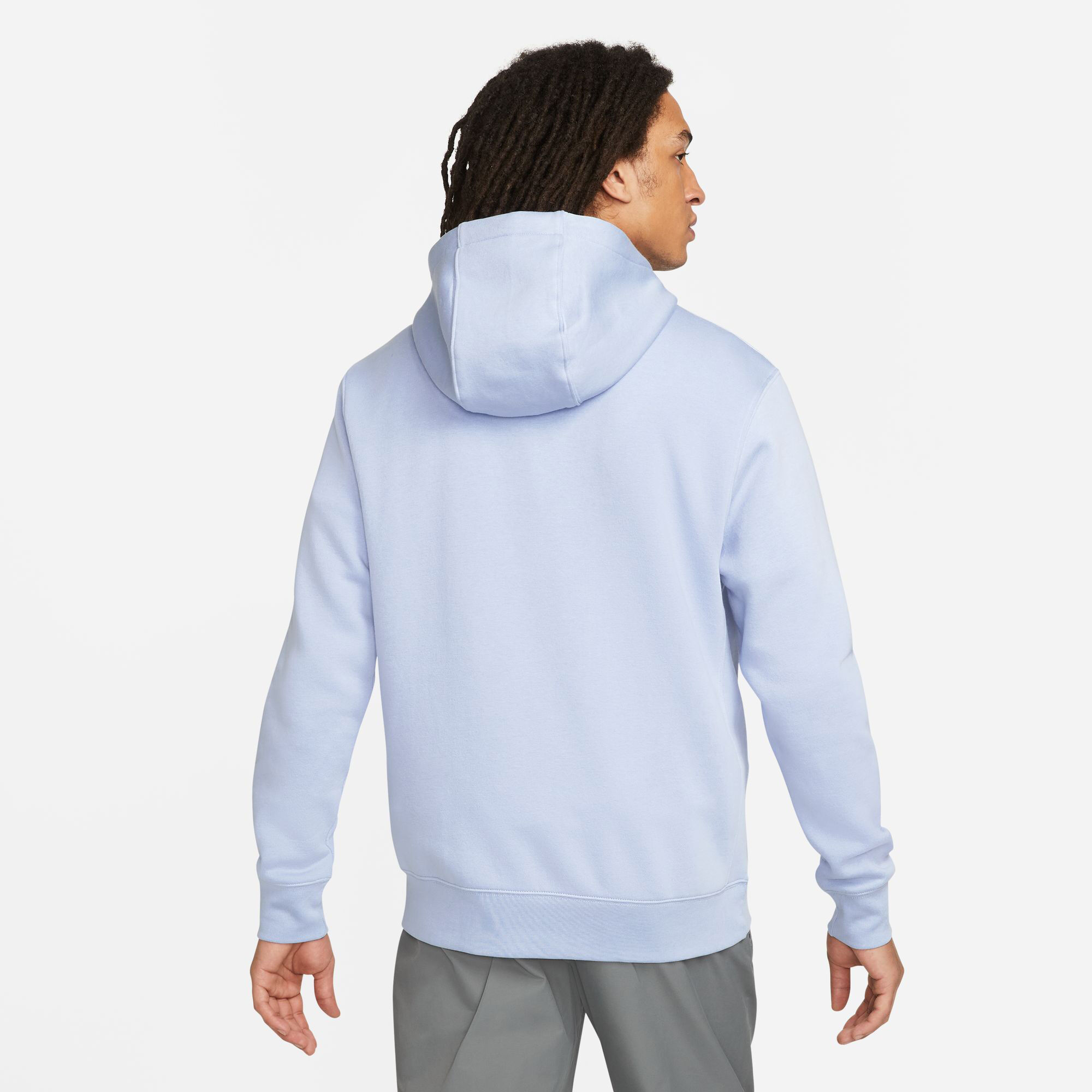 Sportswear Club Fleece Hoody Men Light Blue White