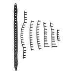 Babolat Racket accessories Babolat Pure Drive Tour,Lite,Junior Grommet Set-Black