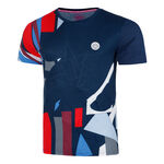 BIDI BADU Clothing BIDI BADU New York 2024 T-Shirt Men-Dark Blue,Multicoloured