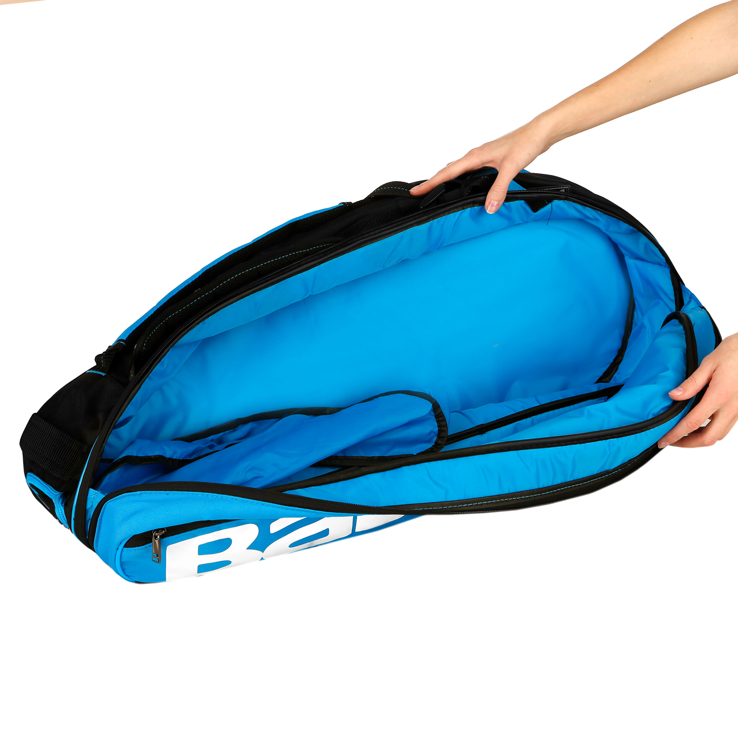 Buy Babolat Pure Drive Racket Holder X6 Racket Bag Light Blue Black online Tennis Point COM