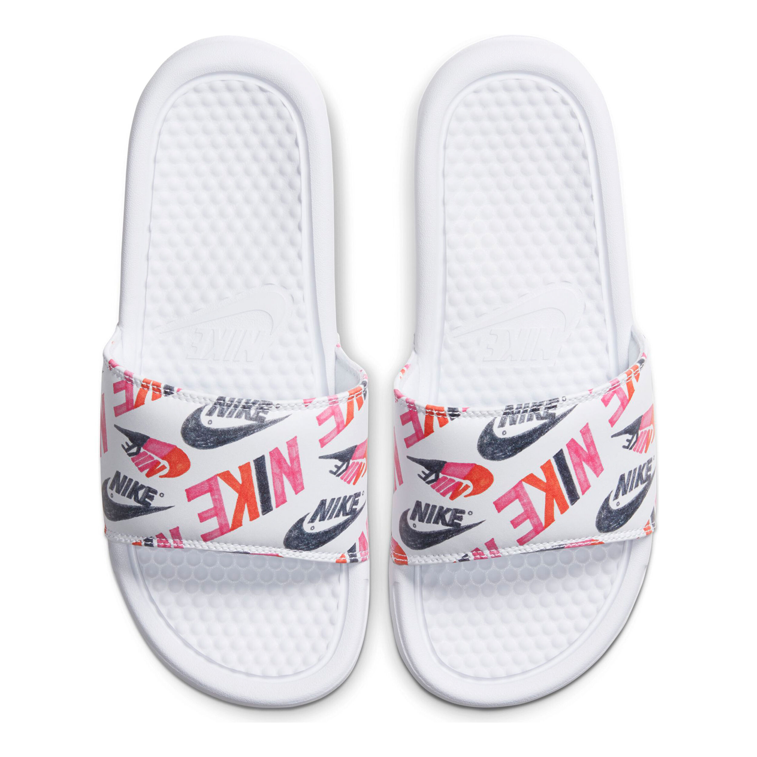 Nike benassi slippers for women red online