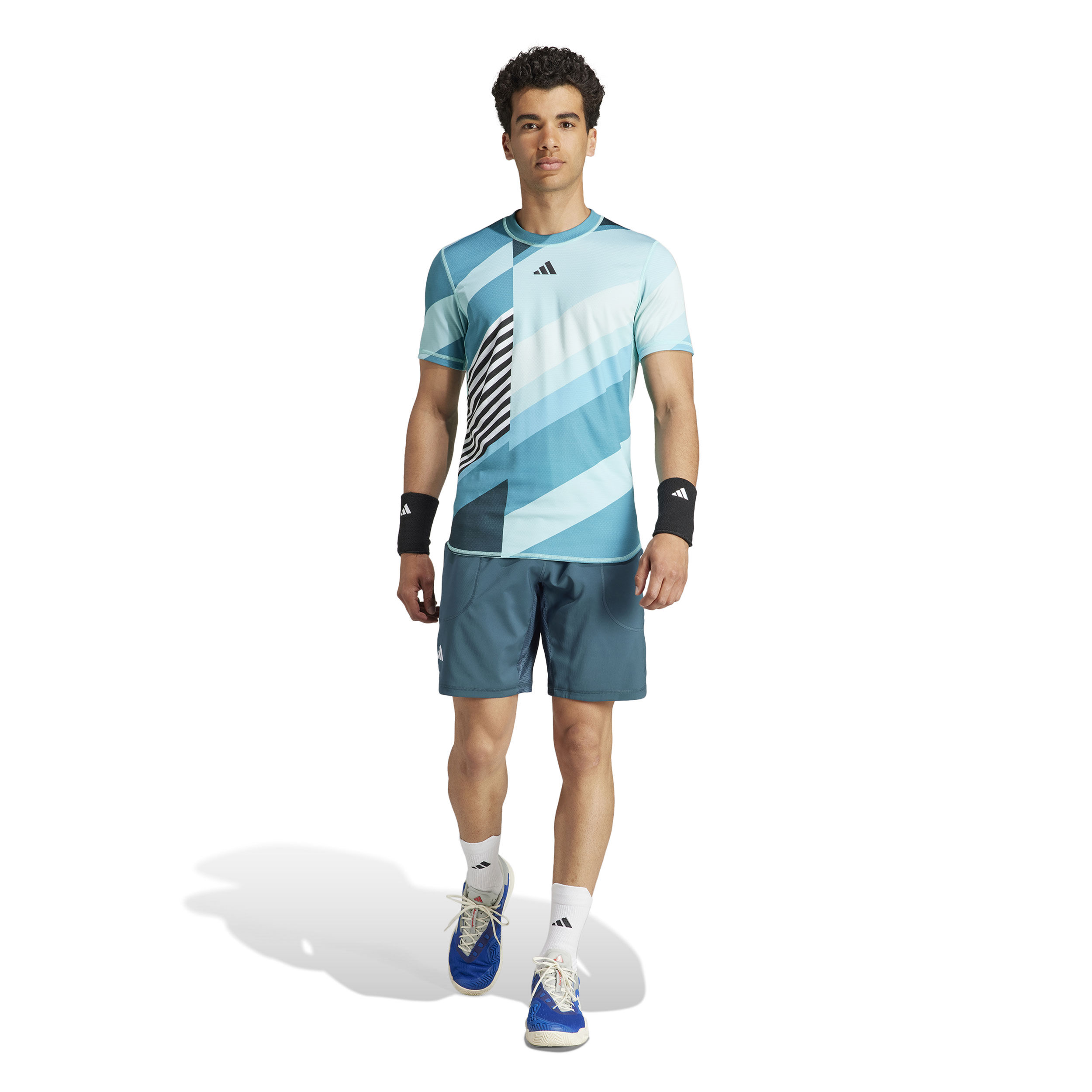 Turquoise adidas shorts discount