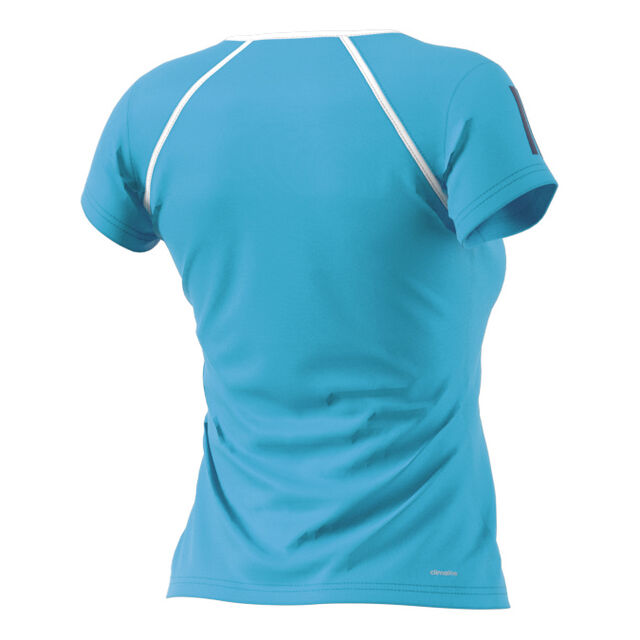 turquoise adidas shirt