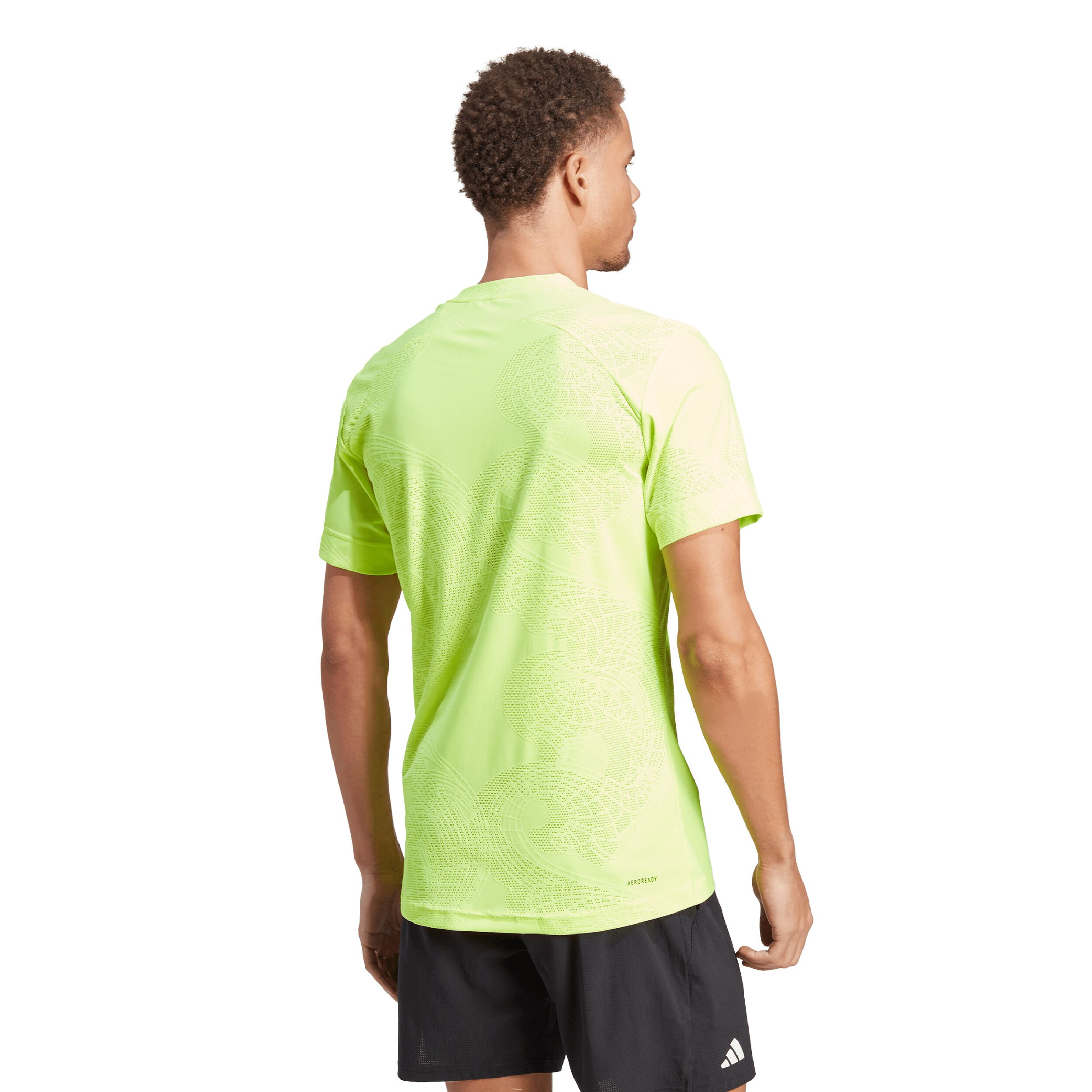 Adidas lime green t online shirt