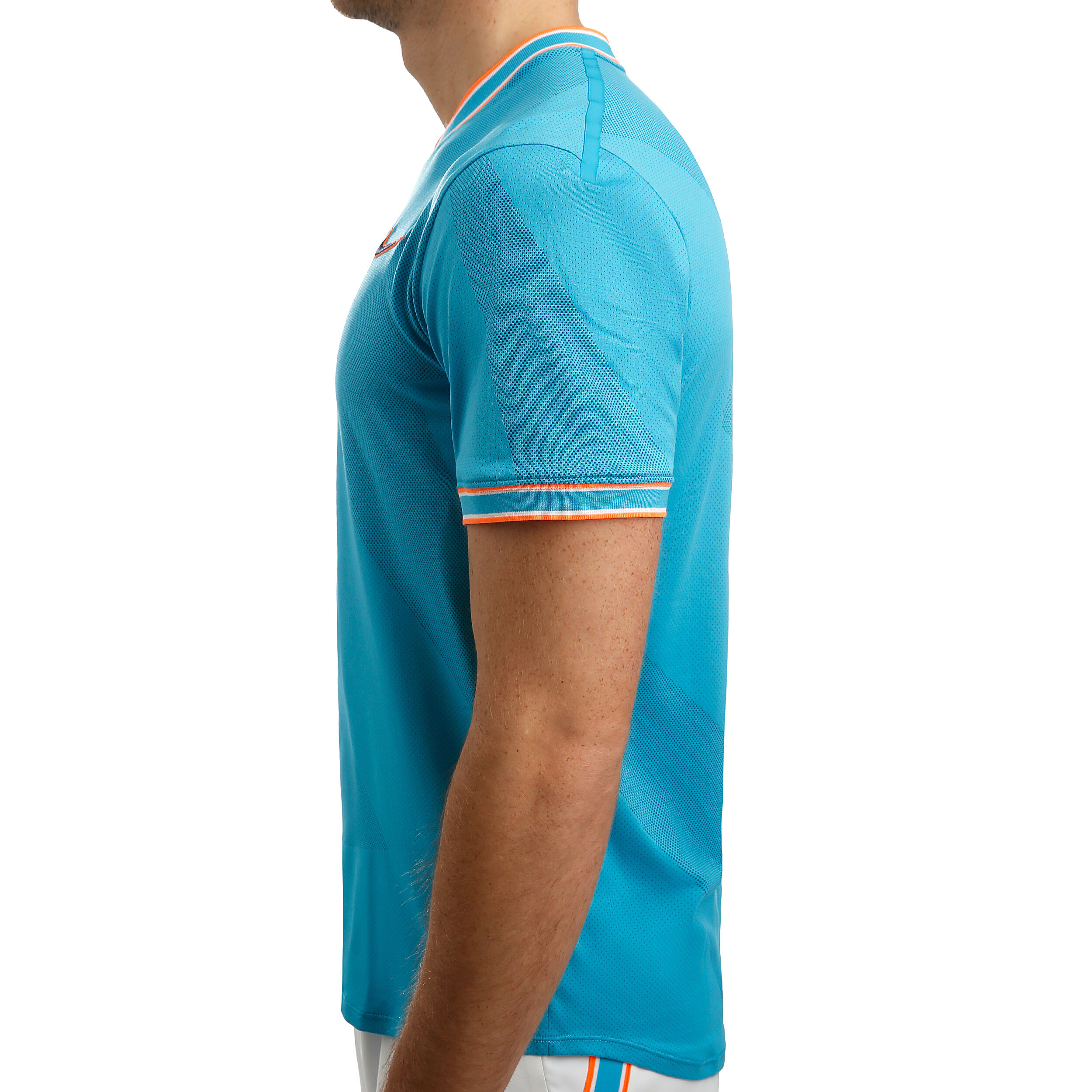 Rafael Nadal Aeroreact Jaquard T Shirt Men Blue Orange