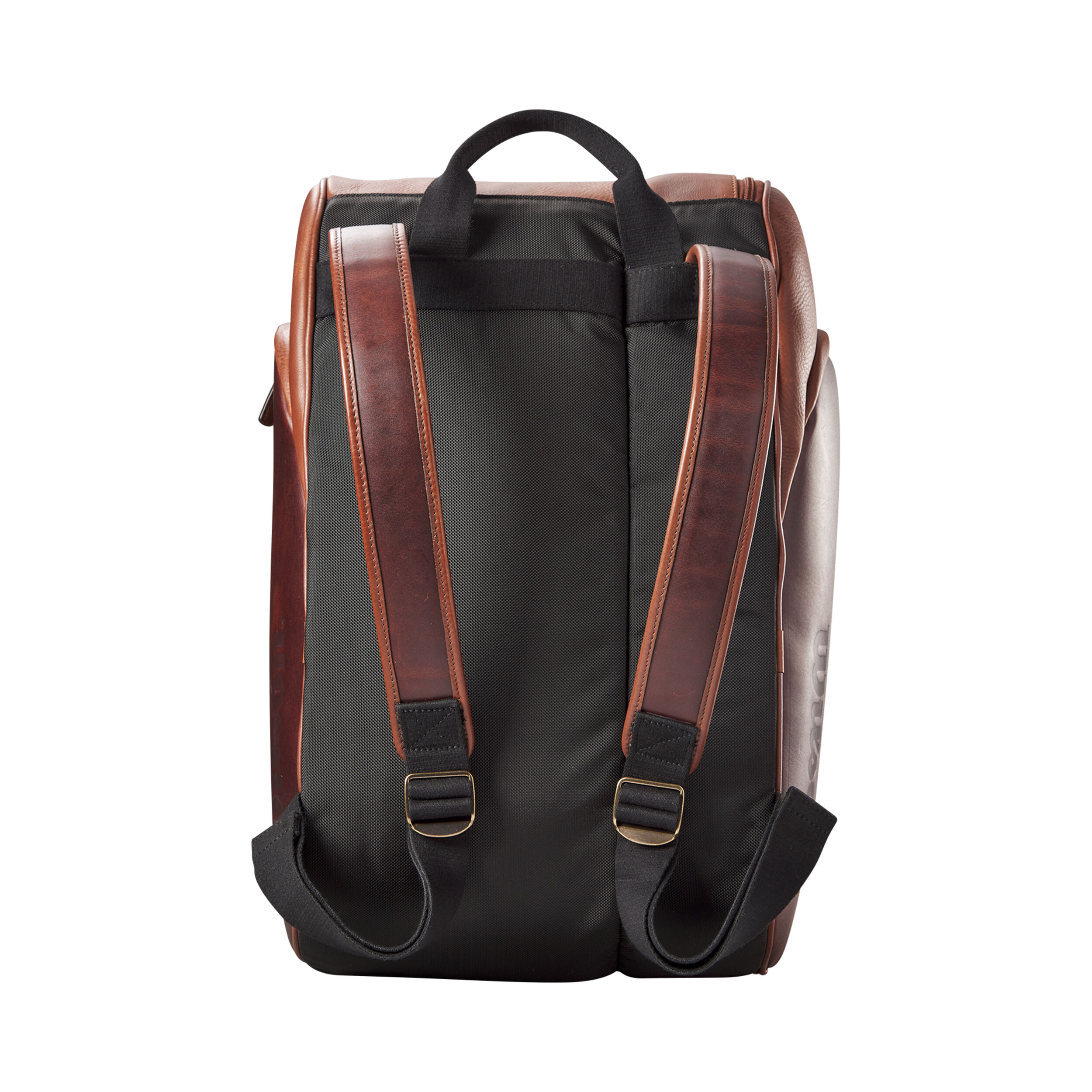 Leather Padel Racket Bag Brown