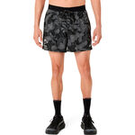 ASICS Clothing ASICS Fujitrail AOP 5in Running shorts Men-black, grey