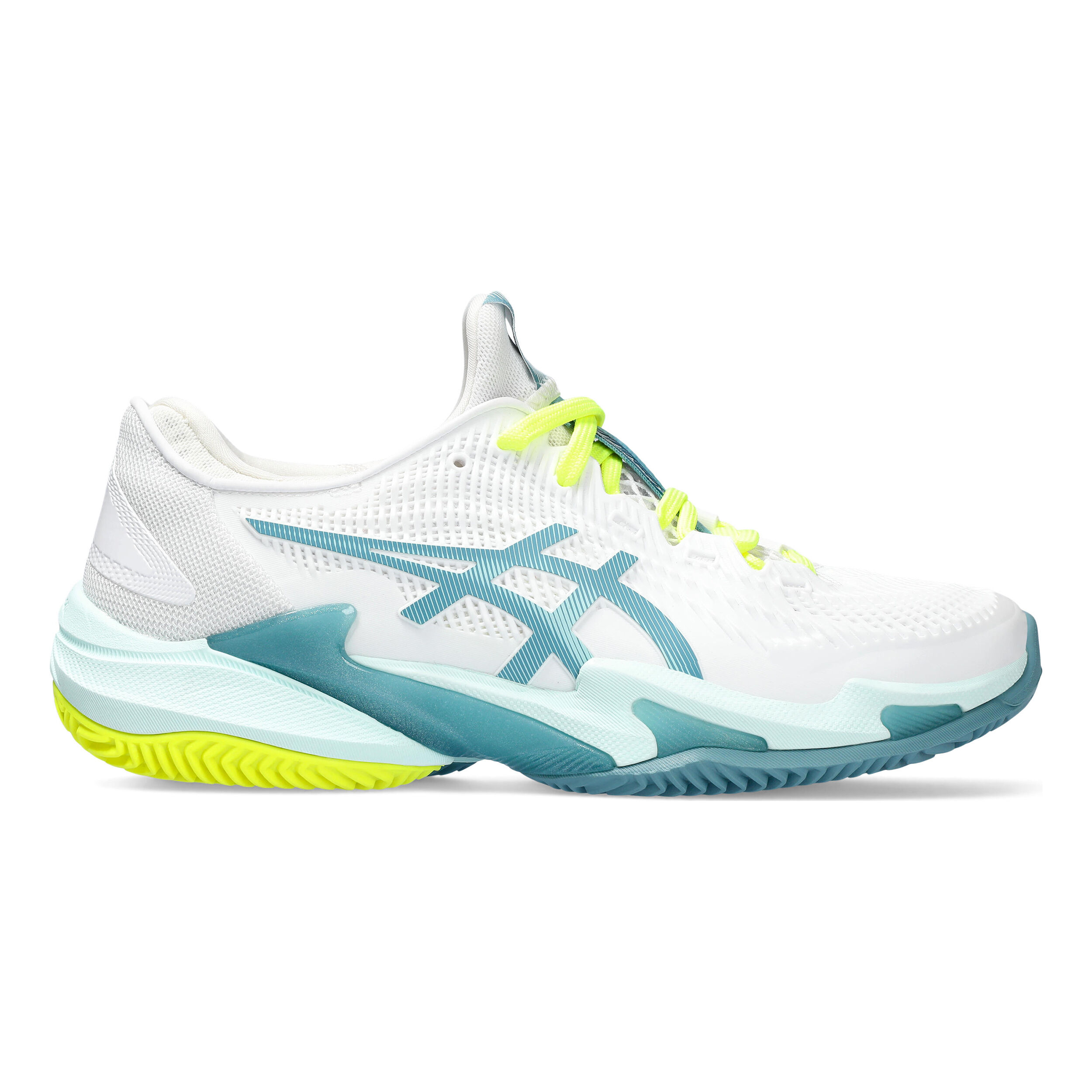 Buy ASICS Court FF 3 Clay Court Shoe Women White Petrol online