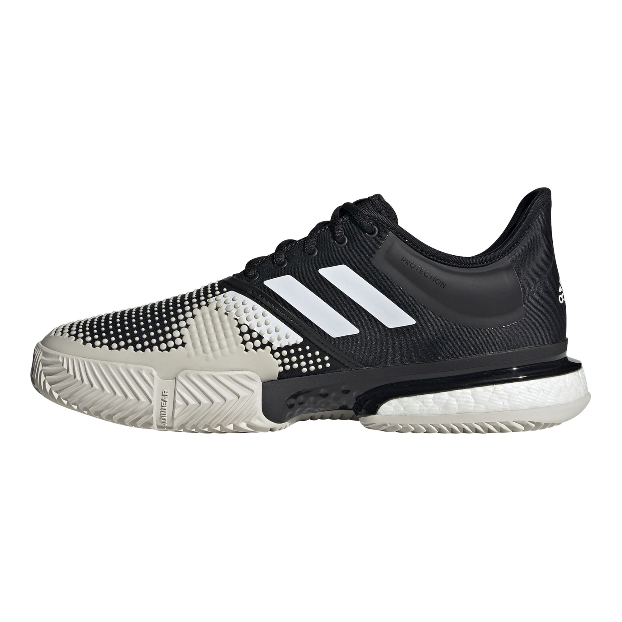 desayuno puntada Miguel Ángel buy adidas SoleCourt Boost Clay Court Shoe Men - Black, White online |  Tennis-Point