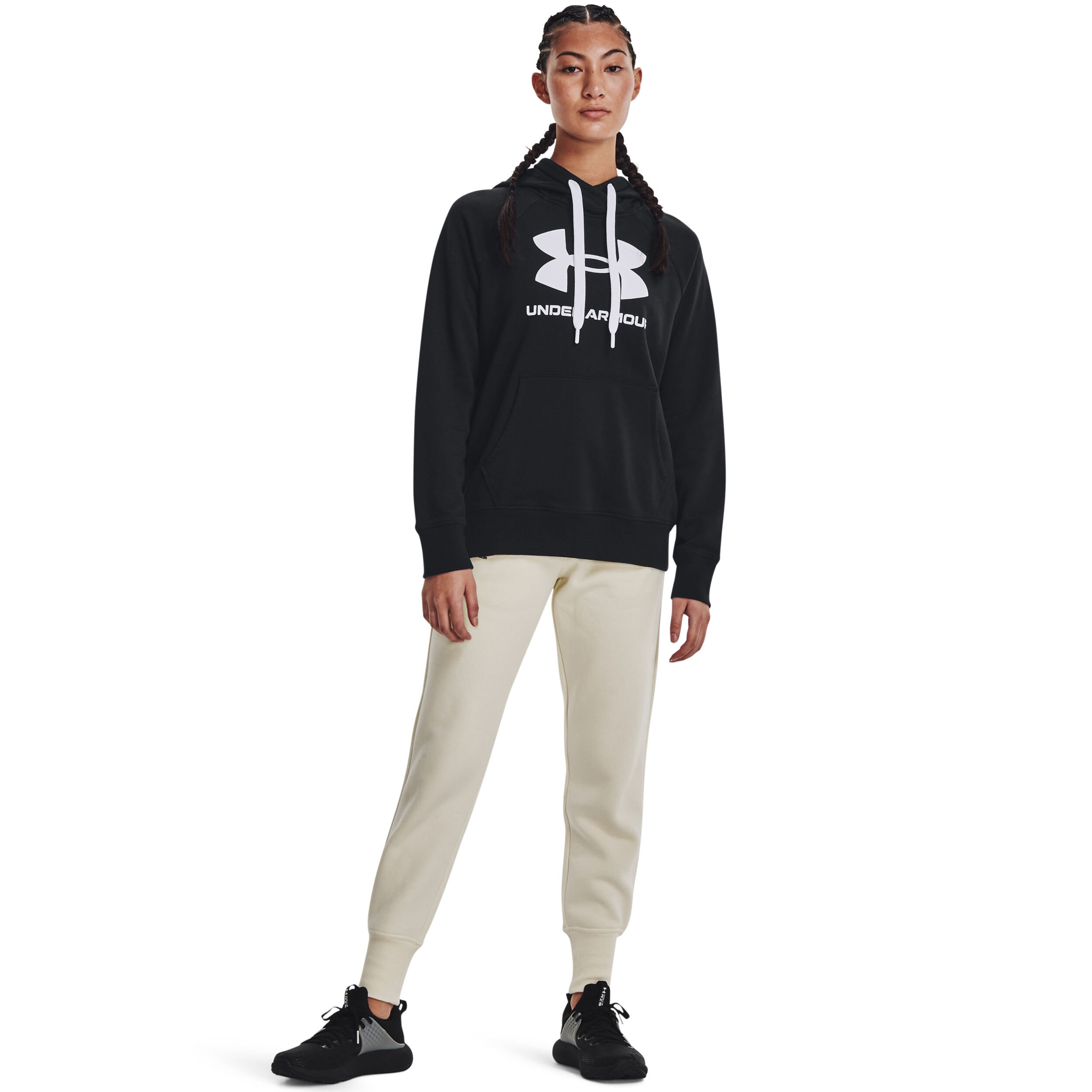 Under armour rival 2025 fleece open hem pants
