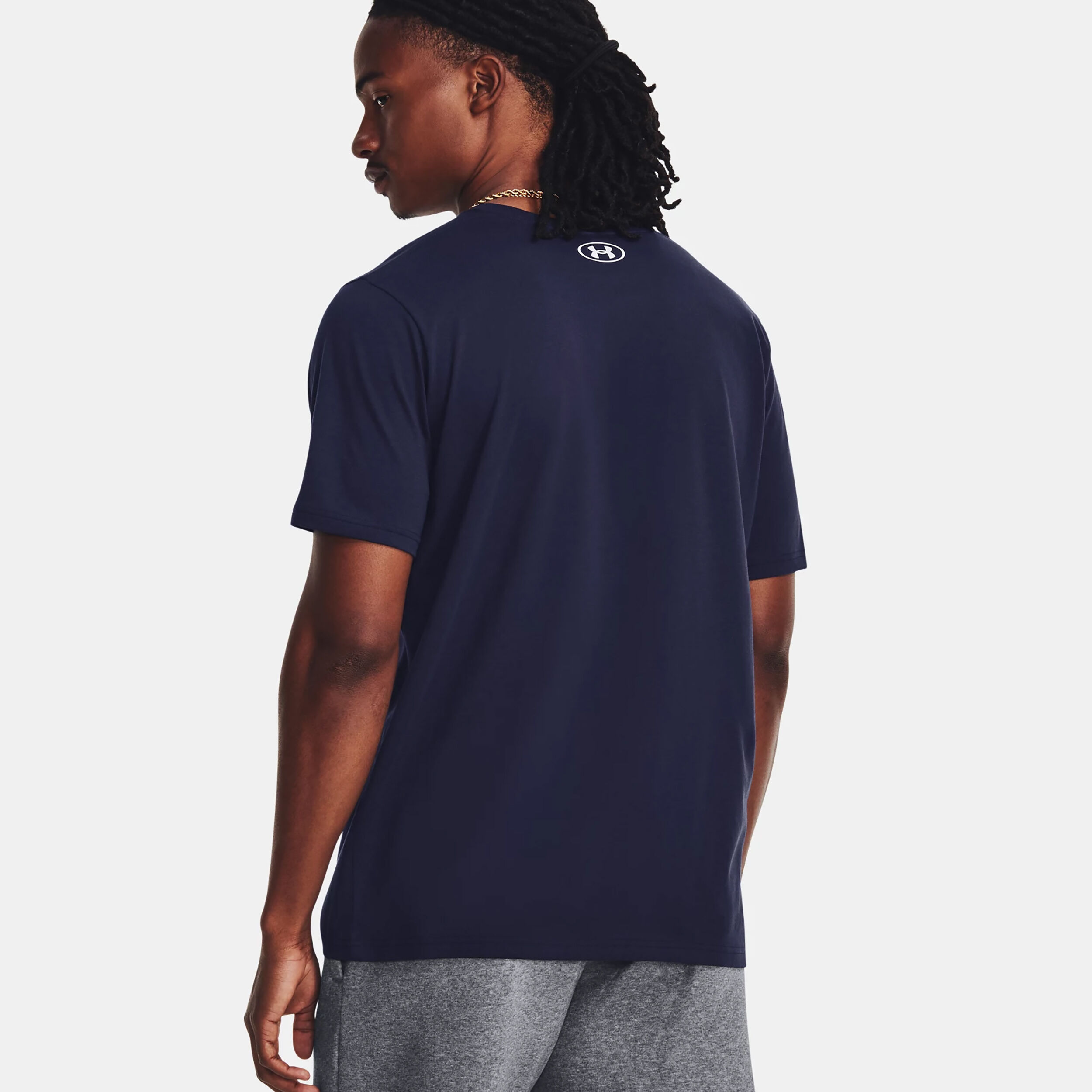 Dark blue under armour shirt top