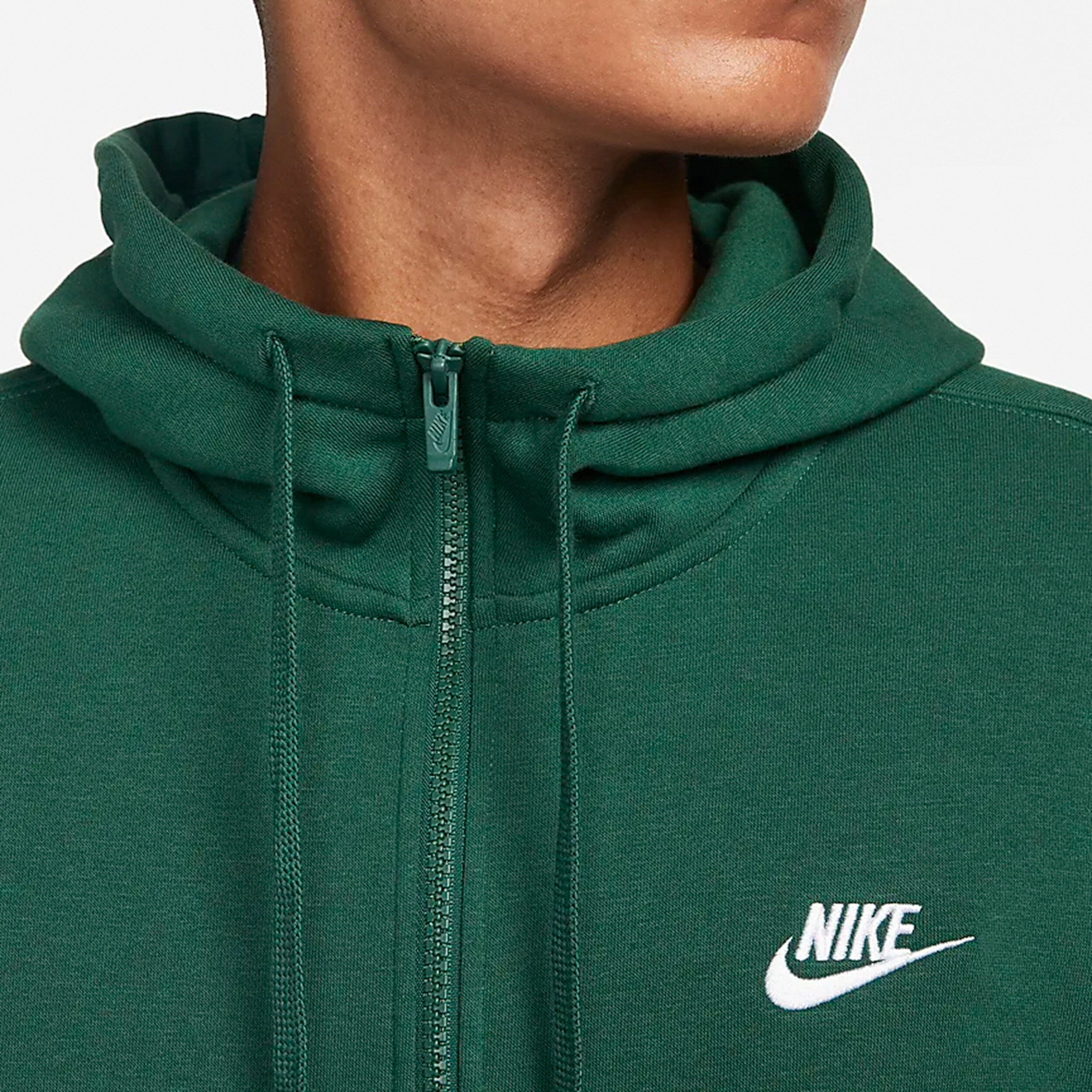 Sportswear Club Zip Hoodie Men Green
