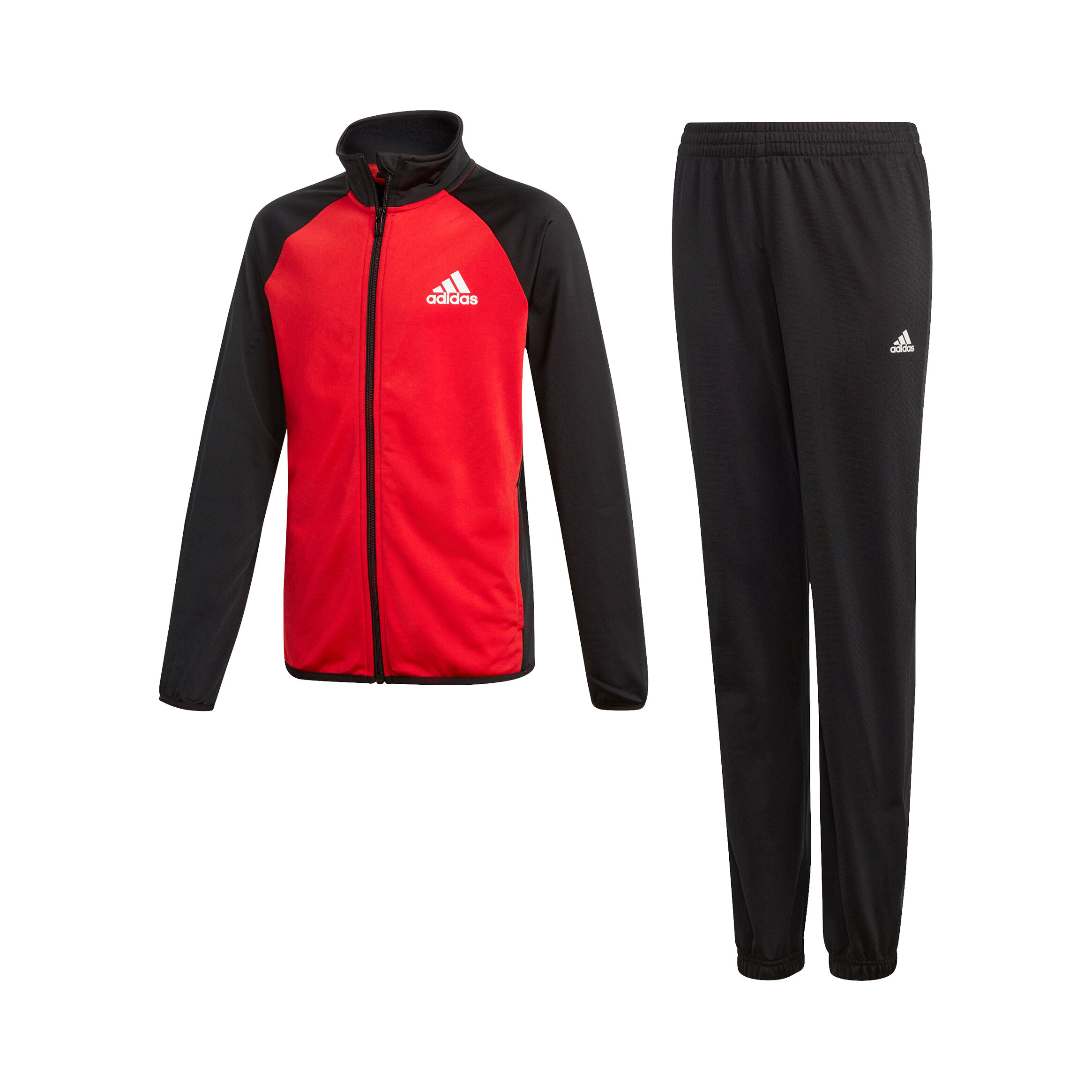 Buy adidas Entry Closed Hem Tracksuit Boys Black Red online