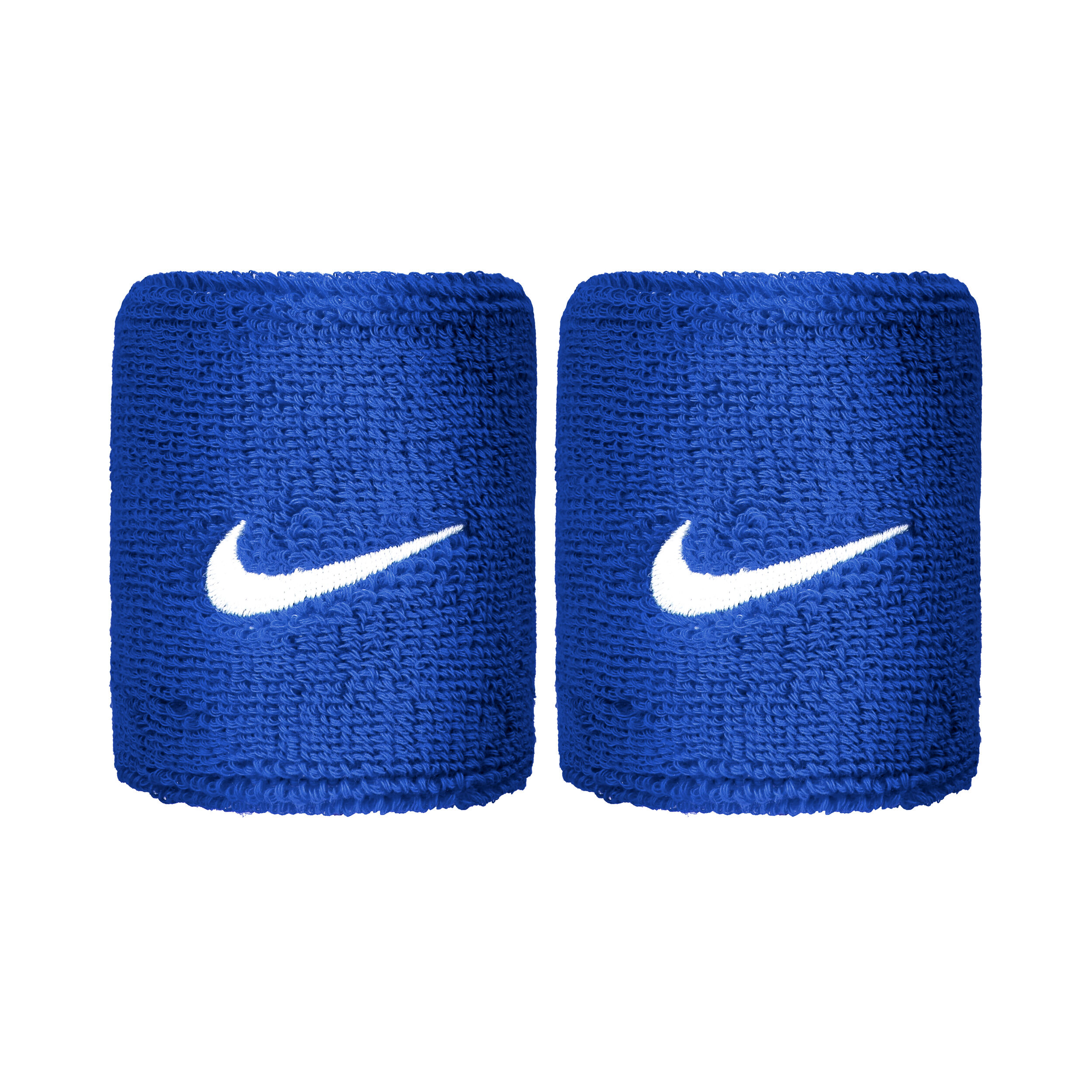 Swoosh Wristband 2 Pack Blue White