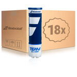 Pressurized ball Babolat Babolat Team All Court 4 Ball Tube