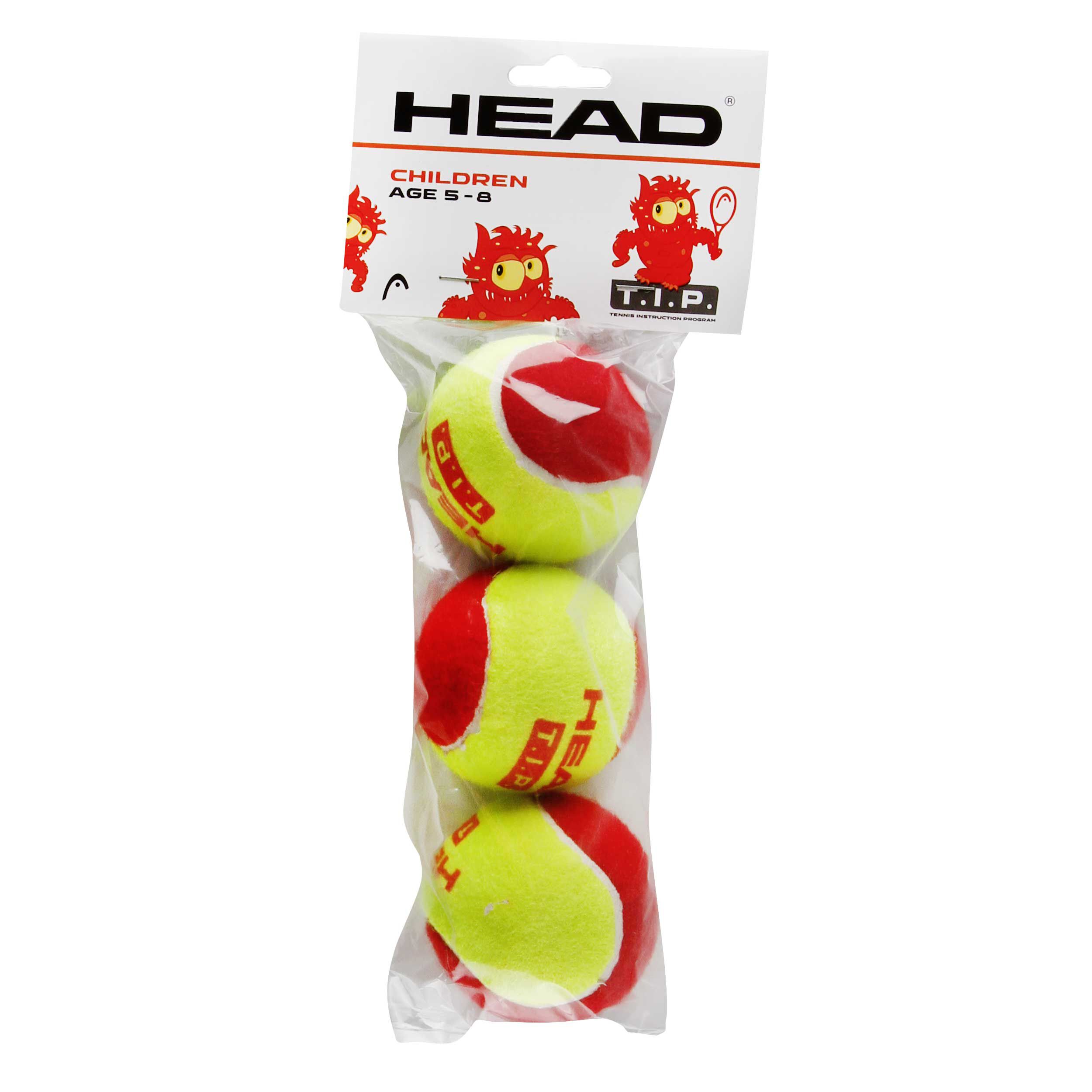 テニスボール レッドボール 50個 HEAD T.I.P Buy HEAD TIP Red (Stage 3) 3 Pack online | Tennis Point COM