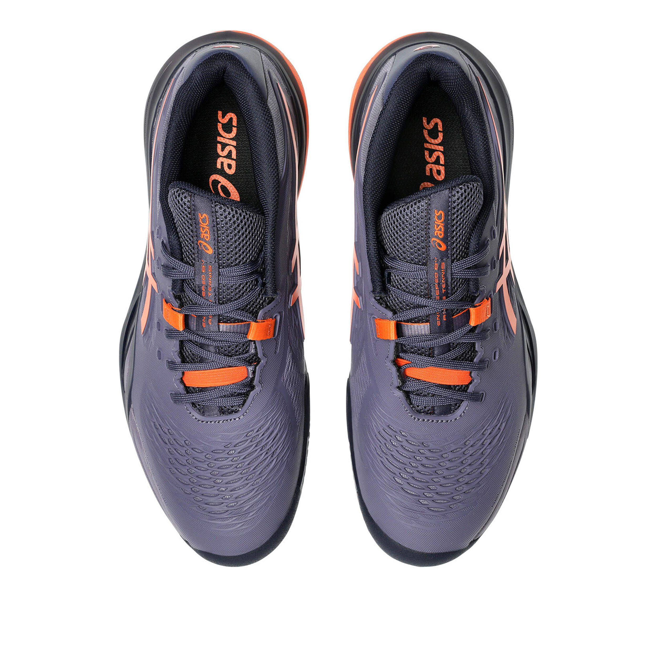 ASICS Gel-Resolution X Clay Court Shoe Men Violet, Orange | Tennis