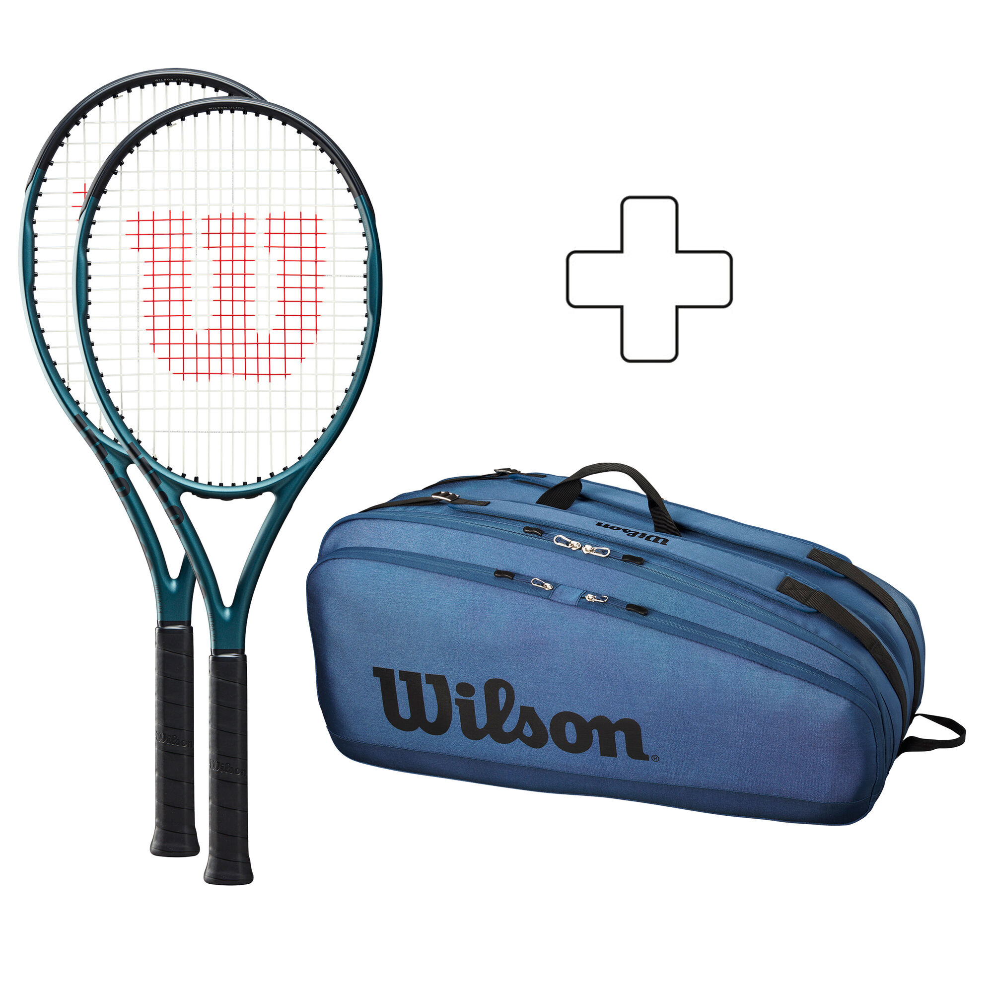 buy Wilson 2 X Ultra Team V4.0 Plus Tennis Bag online | Tennis-Point